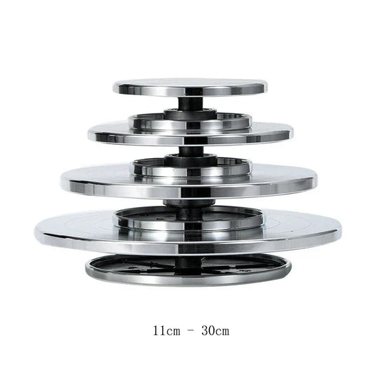 Double Side Cake Turntable Flower Mounting Turntable Cake Turntable