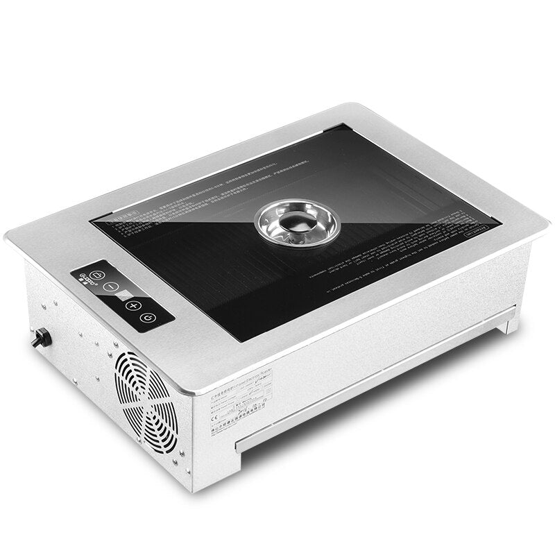 Electric Grill Commercial Restaurant Smokeless Barbecue Grill Pan