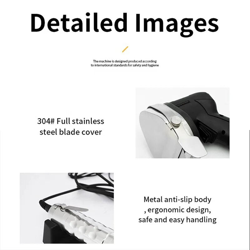 Electric Kebab Slicer Doner Knife Shawarma Handheld Cutter Machine