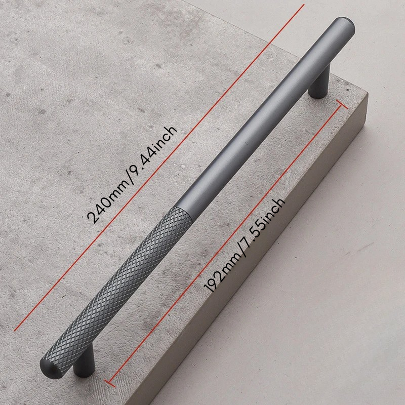 Elegant Cabinet Drawer Door Furniture Knurled Handle and Door Knob