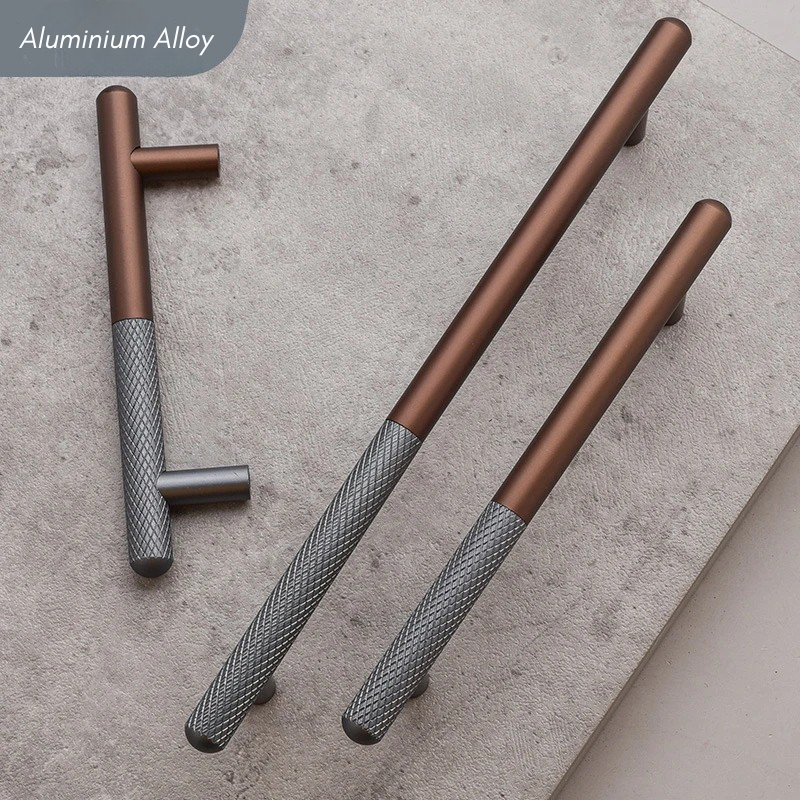 Elegant Cabinet Drawer Door Furniture Knurled Handle and Door Knob