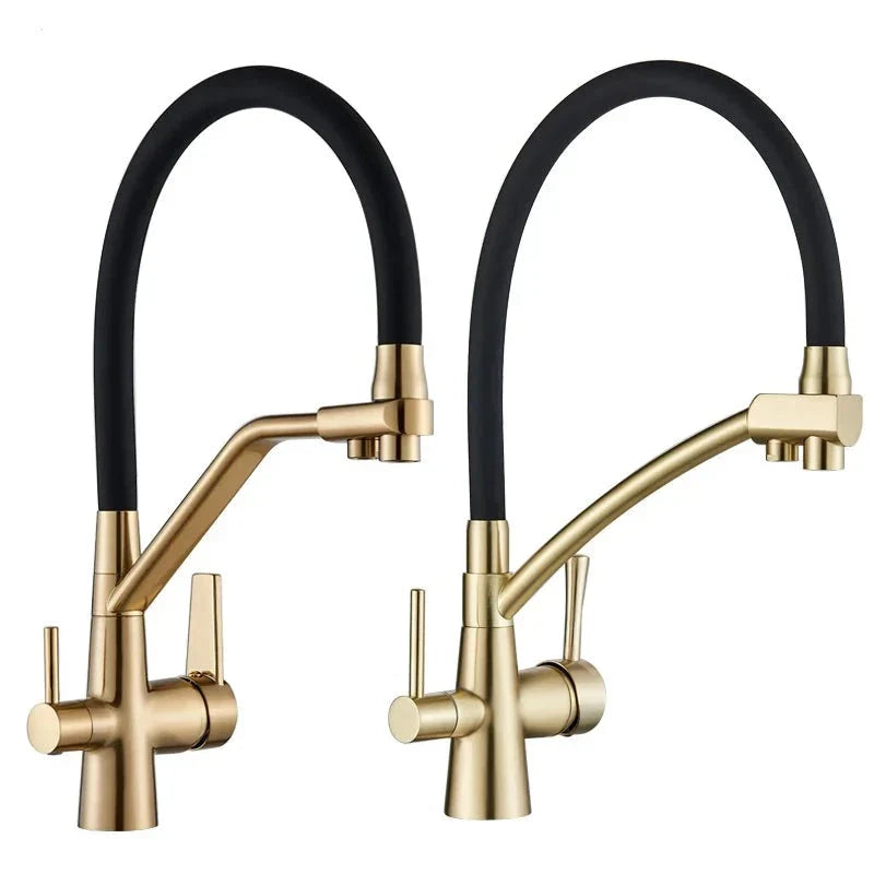 Filtered Kitchen Faucets Purification 360 Rotation Water Filter Tap