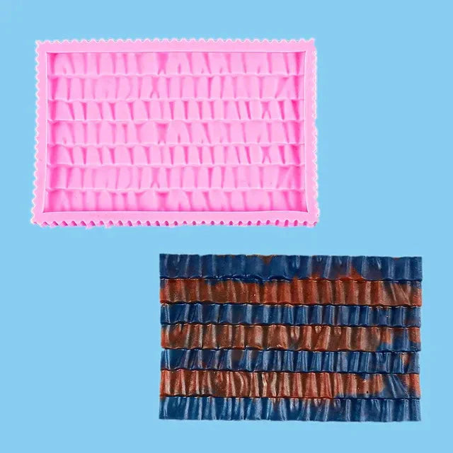 Flower Fondant Cake Edge Decoration Silicone Mold DIY Baking Tools