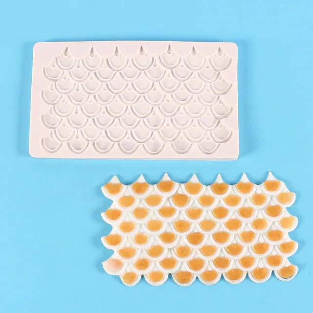 Flower Fondant Cake Edge Decoration Silicone Mold DIY Baking Tools