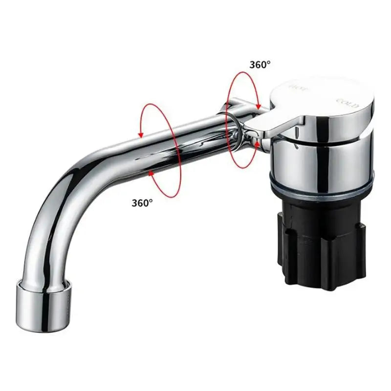 Foldable Water Tap Humanized Bar Faucet 360 Degree Swivel RV Faucet