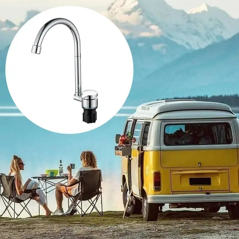 Foldable Water Tap Humanized Bar Faucet 360 Degree Swivel RV Faucet