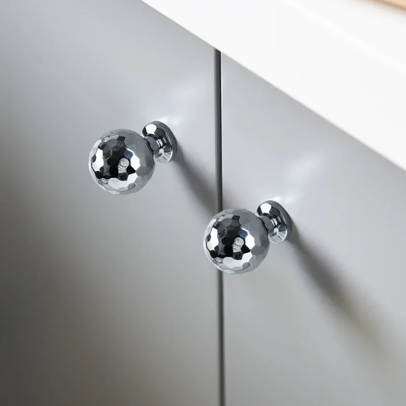 French Handmade Hammer Pattern Cabinet Drawer Door Handle