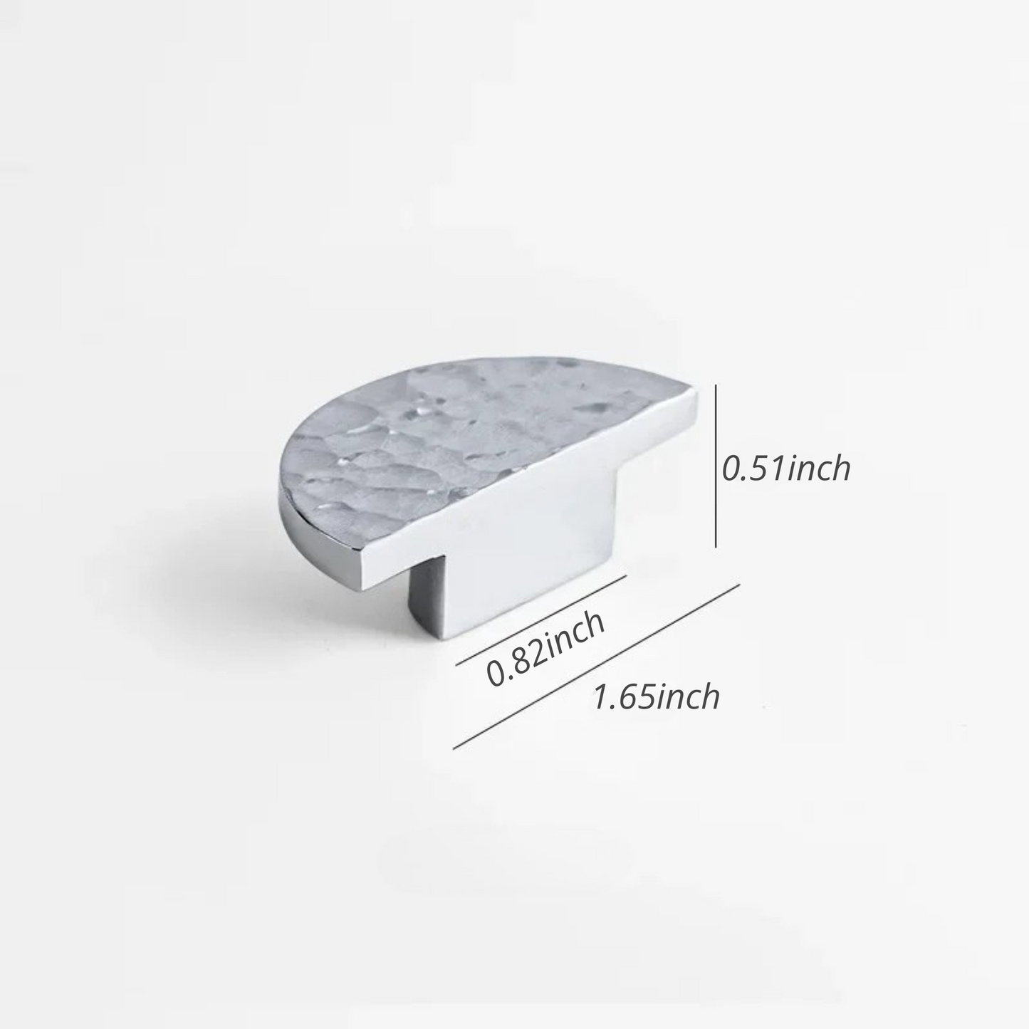 French Handmade Hammer Pattern Cabinet Drawer Door Handle