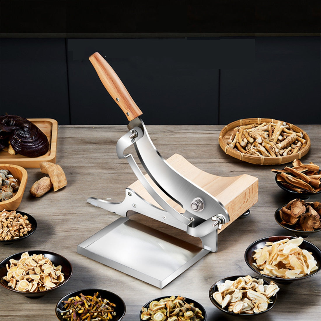 Ginseng Slicer Commercial Cutting Slicer Machine Medicinal Slice Cutter