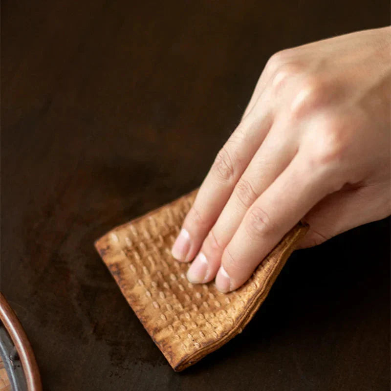 Handmade Cotton Linen Dishcloth Japanese Style Table Napkins Towel