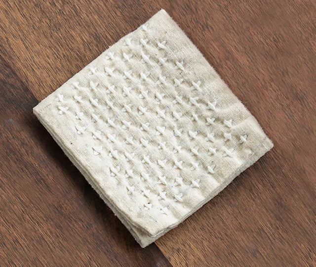 Handmade Cotton Linen Dishcloth Japanese Style Table Napkins Towel