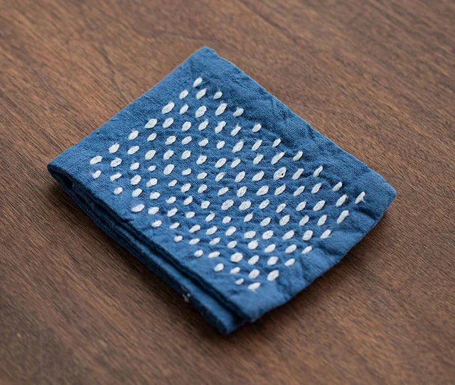 Handmade Cotton Linen Dishcloth Japanese Style Table Napkins Towel