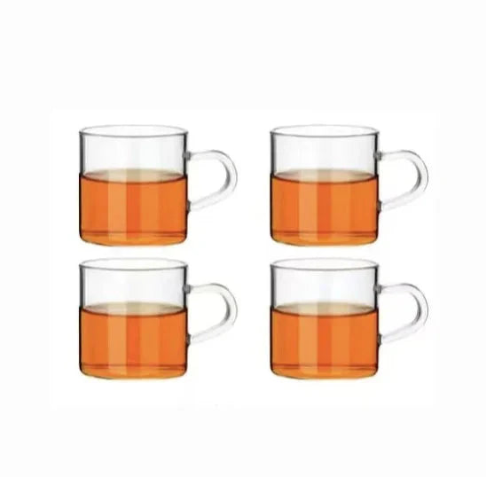 Heat Resistant Clear Glass Teapot Household Thickened Tea Kettle