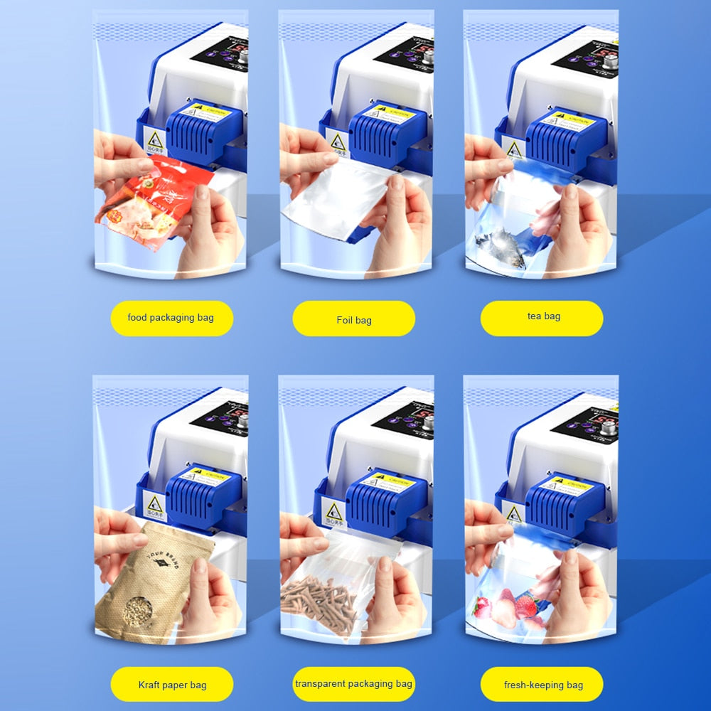 Heat Sealing Machine Thermal Plastic Fully Commercial Automatic Sealer