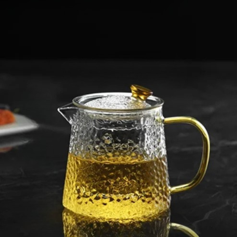 High Borosilicate Glass Teapot Heat Resistant Transparent Teaware