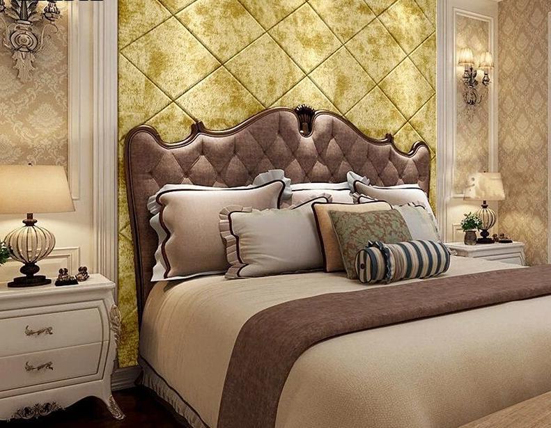 High Quality Solid Velvet Colored Wallpaper Decoration
