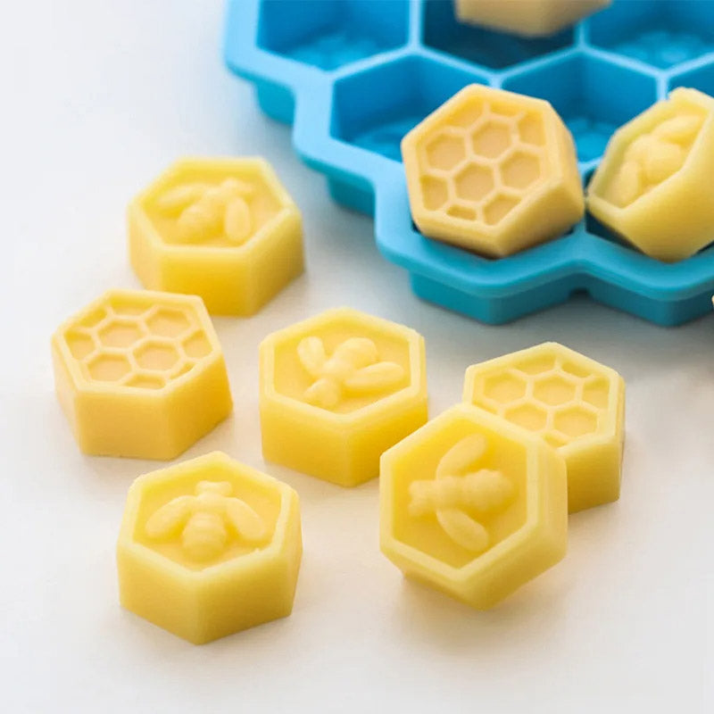 Honeycomb Silicone Molds Cake Bee Mold Bakeware Fondant Mold
