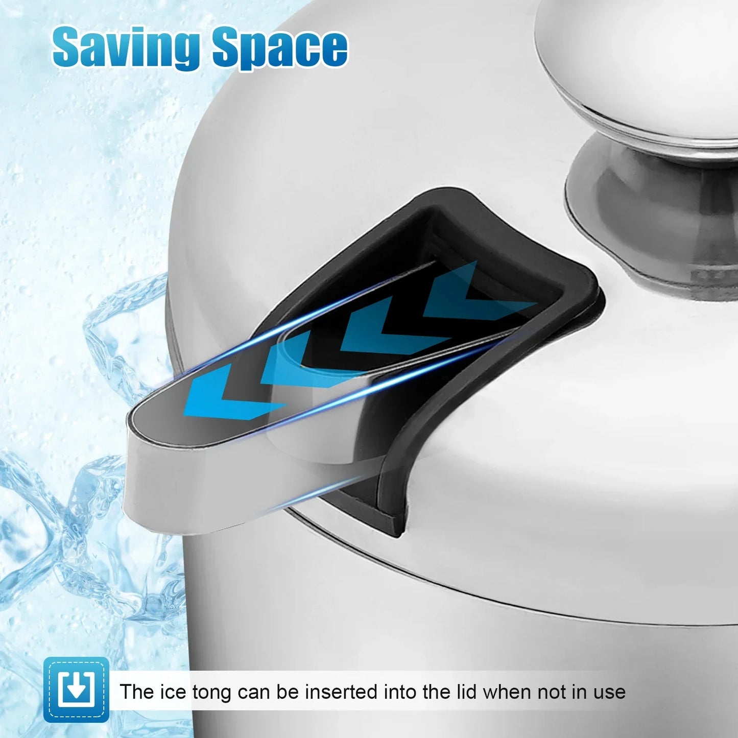 Ice Bucket Stainless Steel Insulated Beer Drink Double-layer Cooler