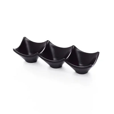 Japanese Melamine Dipping Saucer Plastic Dish Sauce Dispenser