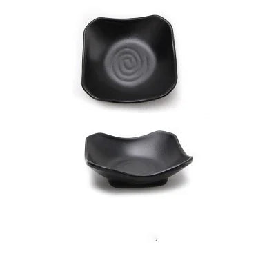 Japanese Melamine Dipping Saucer Plastic Dish Sauce Dispenser