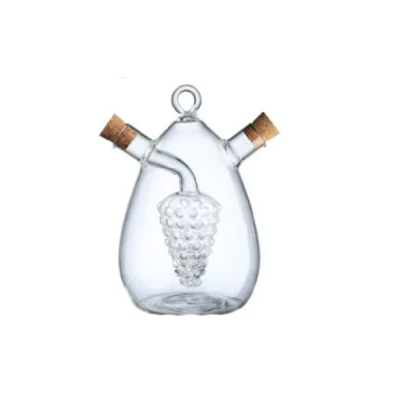 Kitchen Storage Sealed Bottles Double-layer 2-in-1 Glass Bottles