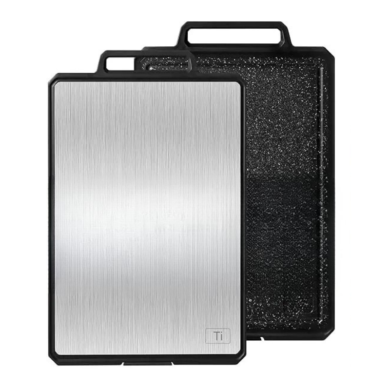 Large Titanium Cutting Boards Non Toxic Chopping Board with Handle