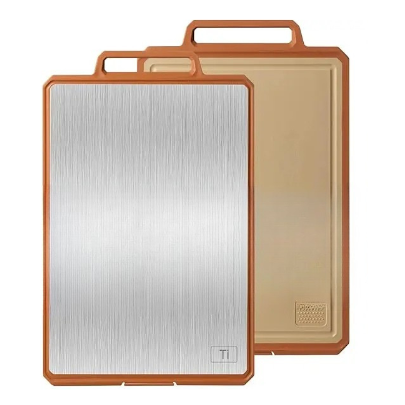 Large Titanium Cutting Boards Non Toxic Chopping Board with Handle