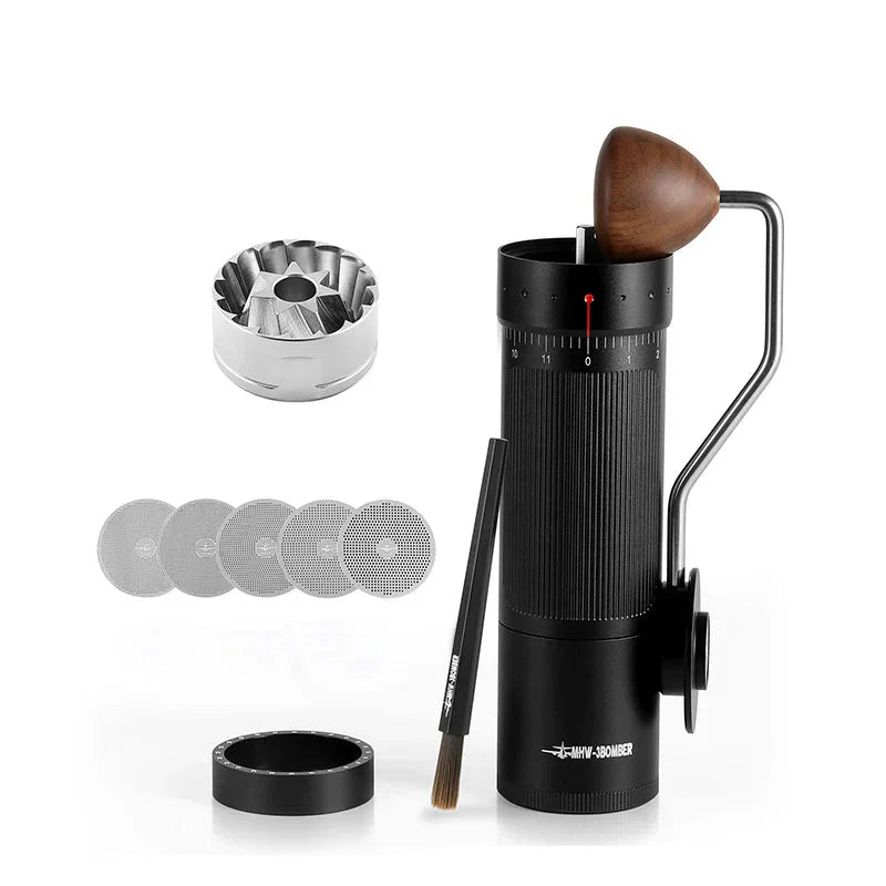 Manual Coffee Grinder Stainless Steel Conical Burr Fit Drip Coffee
