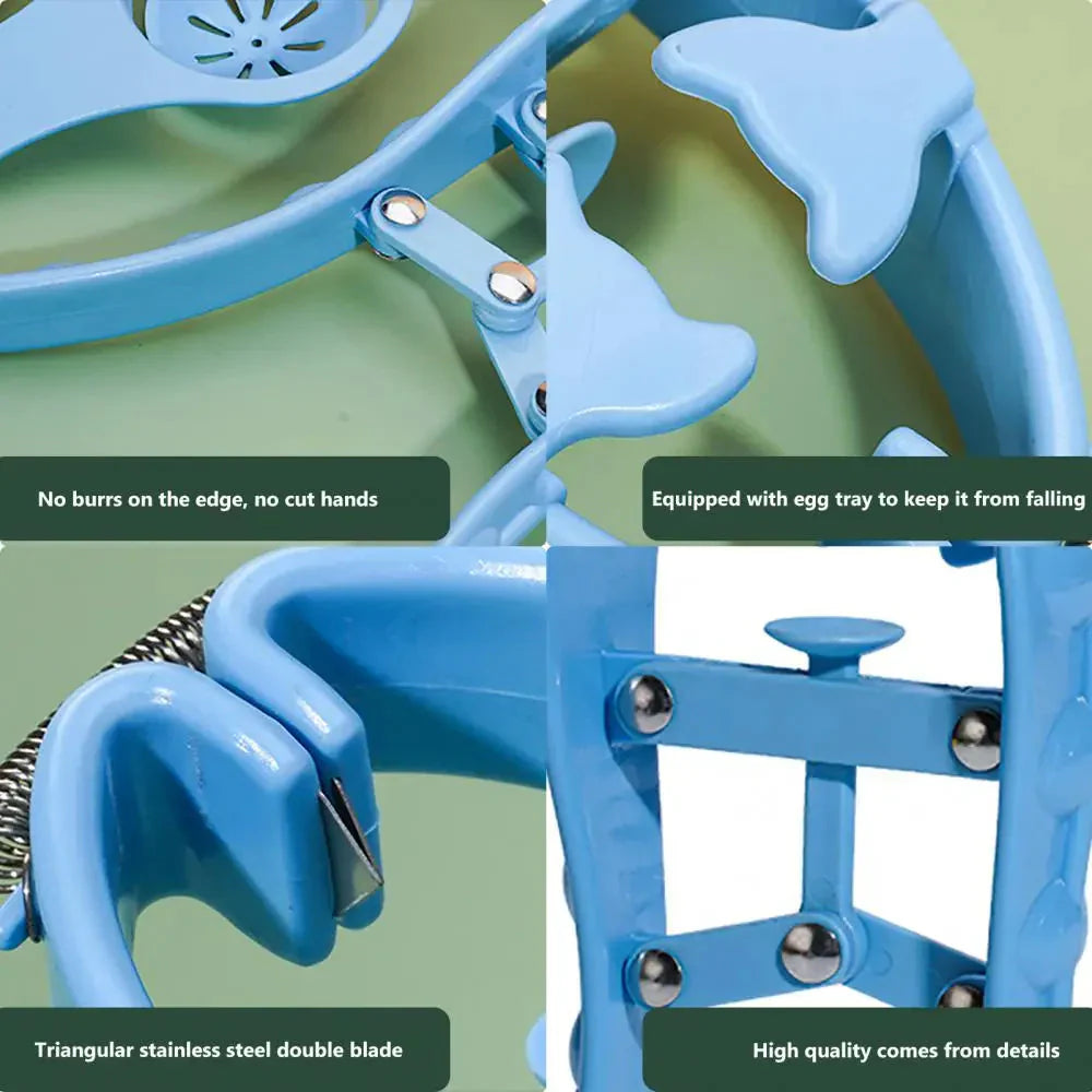 Manual Egg Tools Eggs White Yolk Separator Cutter Kitchenware Gadget