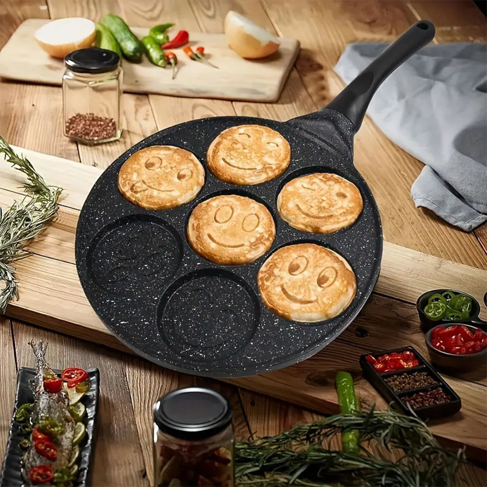 Medical Stone Frying Pan Non stick Breakfast Maker Flat Bottom Pan