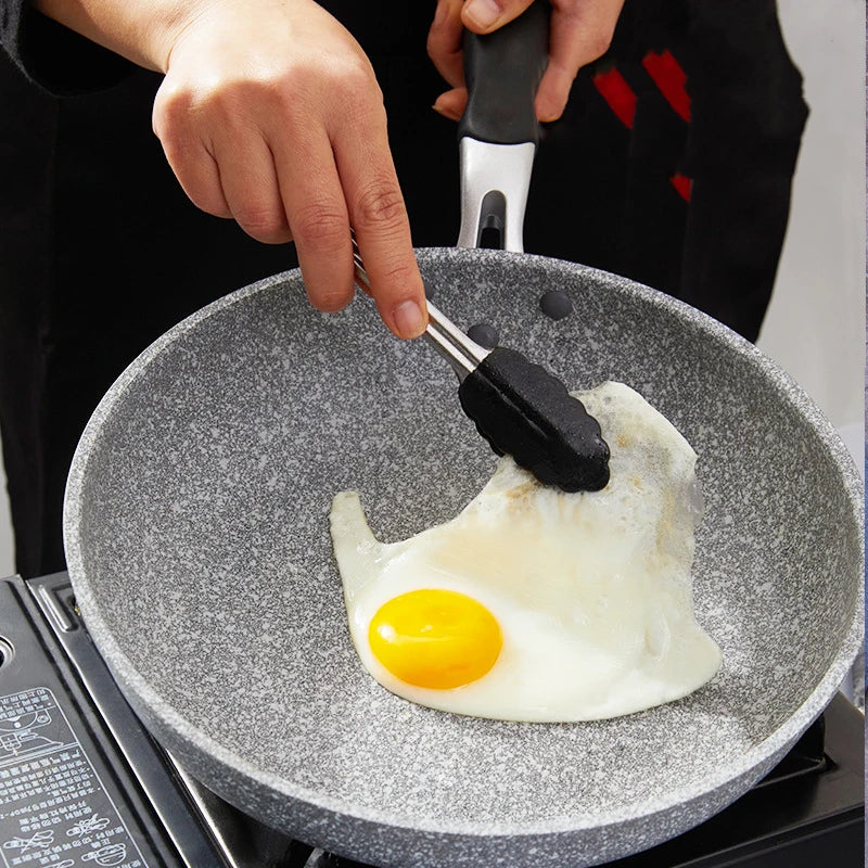 Medical stone Non Stick Frying Pan Wok Pan Induction Gas Stove Cooker