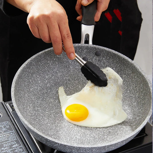 Medical stone Non Stick Frying Pan Wok Pan Induction Gas Stove Cooker
