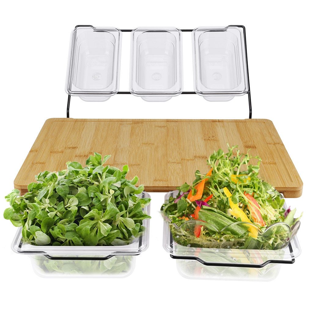 Multi-functional Cutting Board With Trays, Kitchen Cutting Board