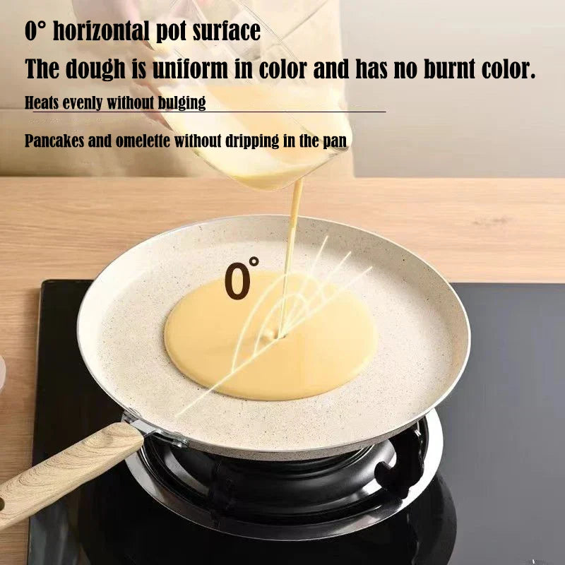 Non Stick Omelet Pan Pizza Cooking Induction Gas Stove Frying Pan