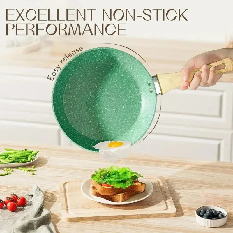 Nonstick Frying Pan Skillet Non Toxic Healthy Stone Cookware