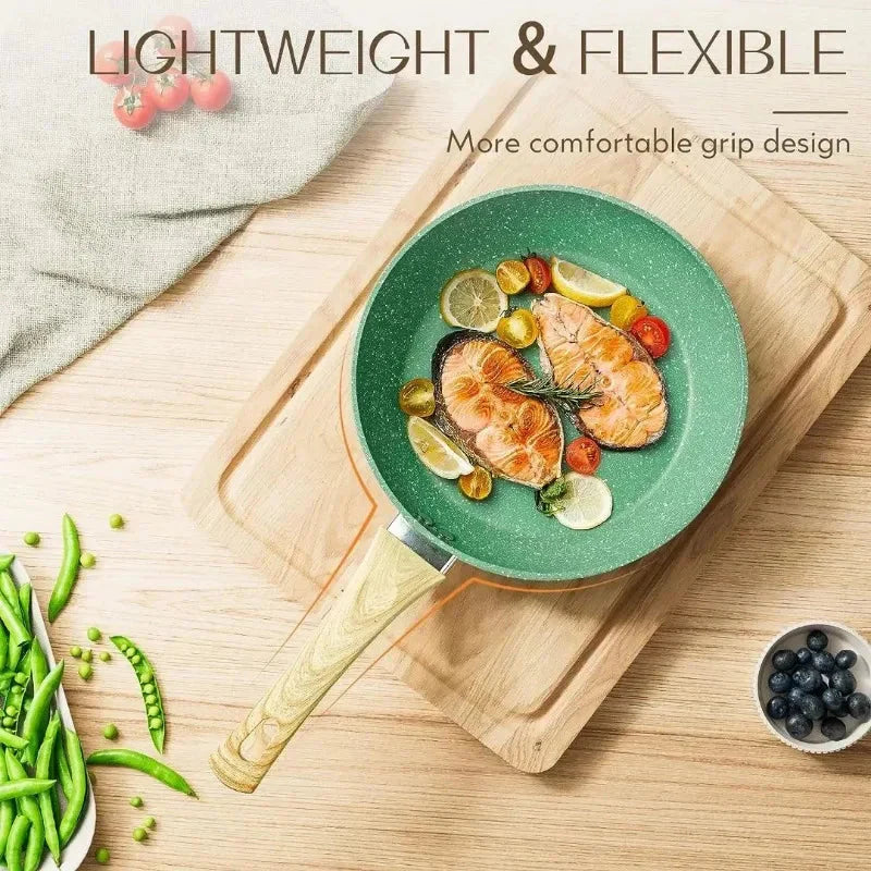 Nonstick Frying Pan Skillet Non Toxic Healthy Stone Cookware