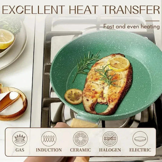 Nonstick Frying Pan Skillet Non Toxic Healthy Stone Cookware