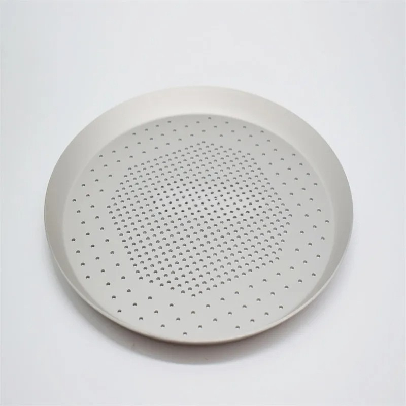 Nonstick Pizza Baking Pan Tray Plate Holder Pizza Screen Pan Metal Net