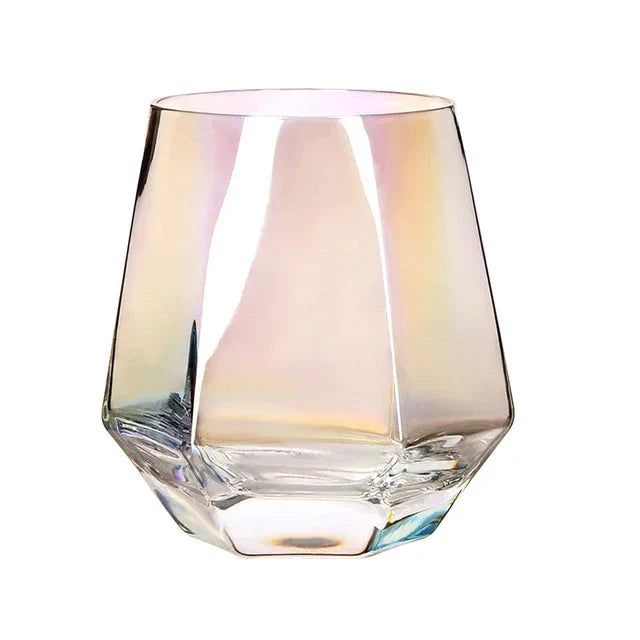 Nordic Prismatic Glass Carafe with Wooden Lid