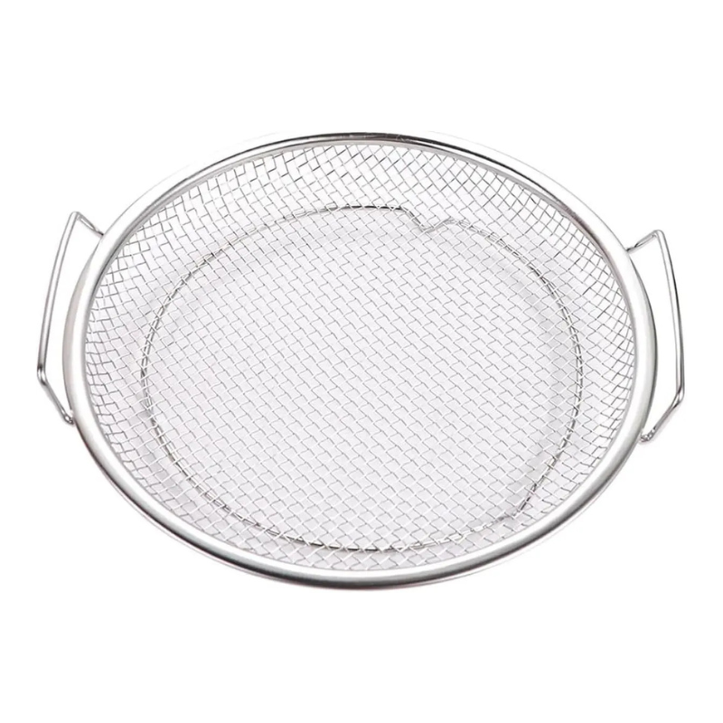 Oil Filter Tray Stainless Steel Air Fryer Mesh Pan Draining Basket