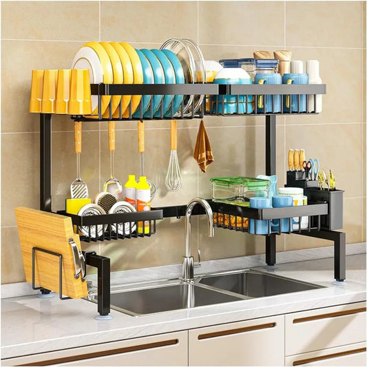 Over The Sink Rack Fits All Sinks Adjustable Dish Drying Rack