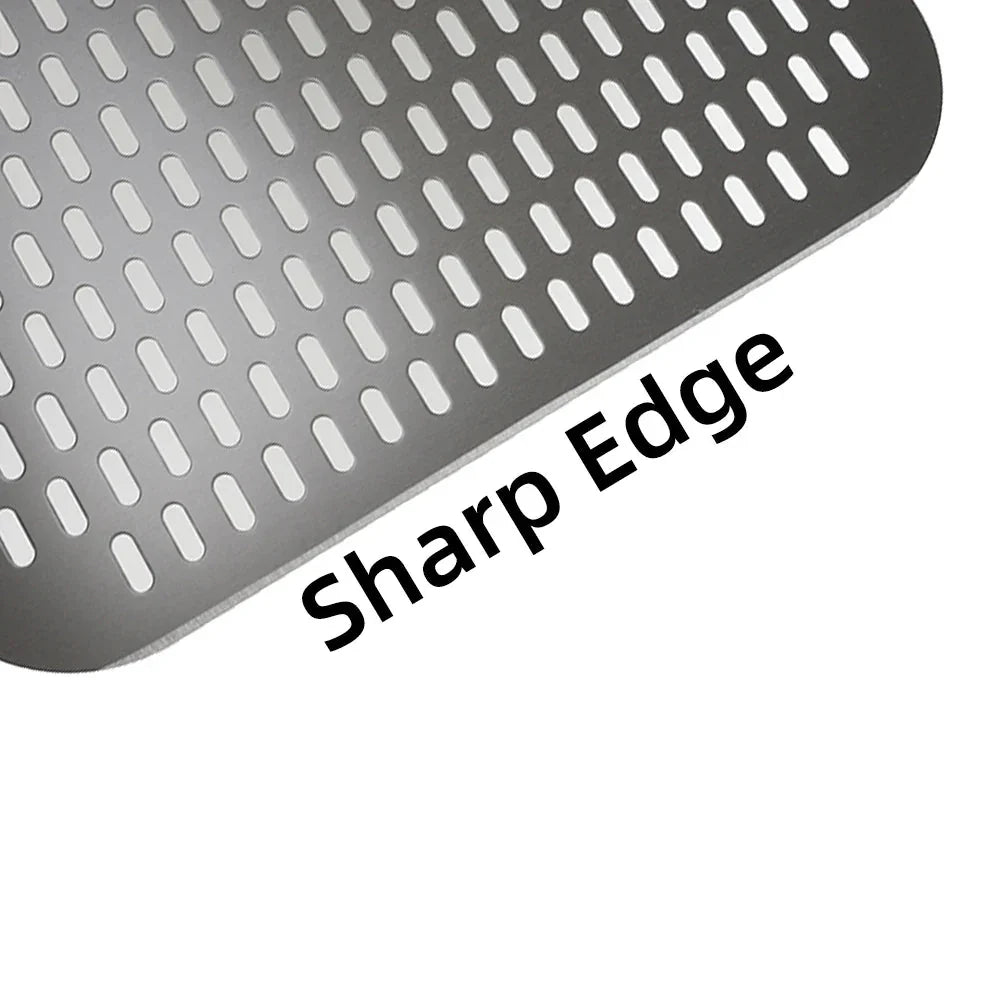 Perforated Shovel Paddle Pizza Oven Turning Peel Hard Anodized Pizza Tool