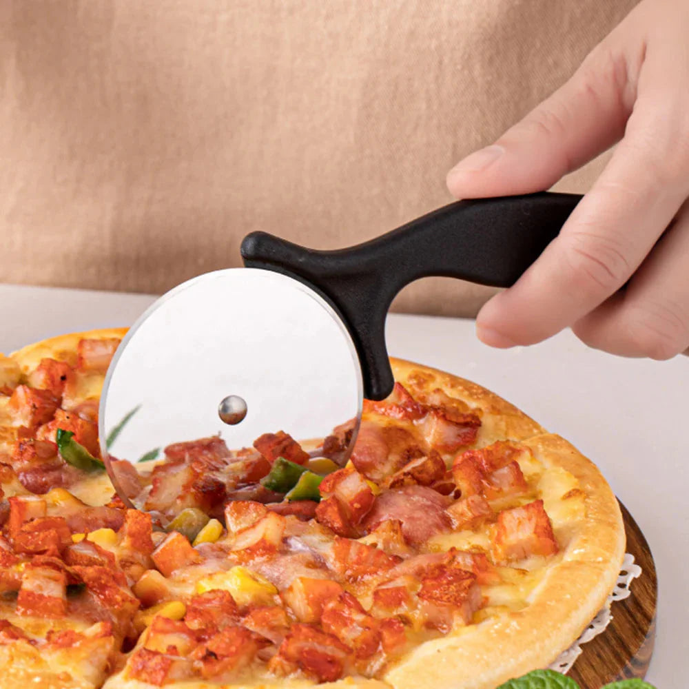 Pizza Cutter Circular Stainless Steel Pizza Wheel Cutter Cake Maker