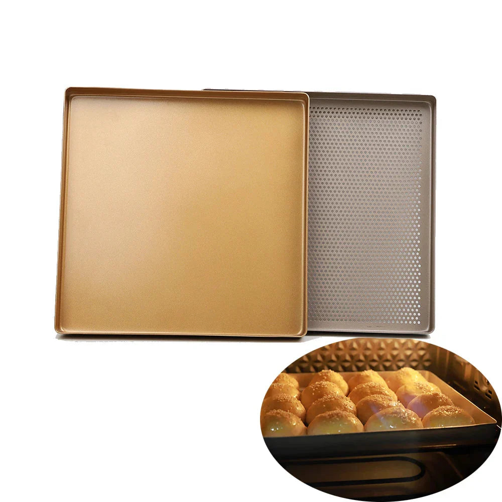 Pizza Square Baking Pan Nonstick Kitchen Accessories Cooking Oven Tray