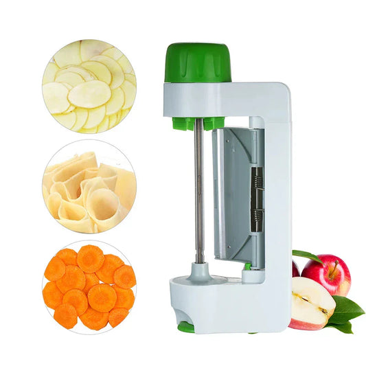 Portable Manual Vegetable Peeler Multi-Function Round Sheet Fruit Slicer
