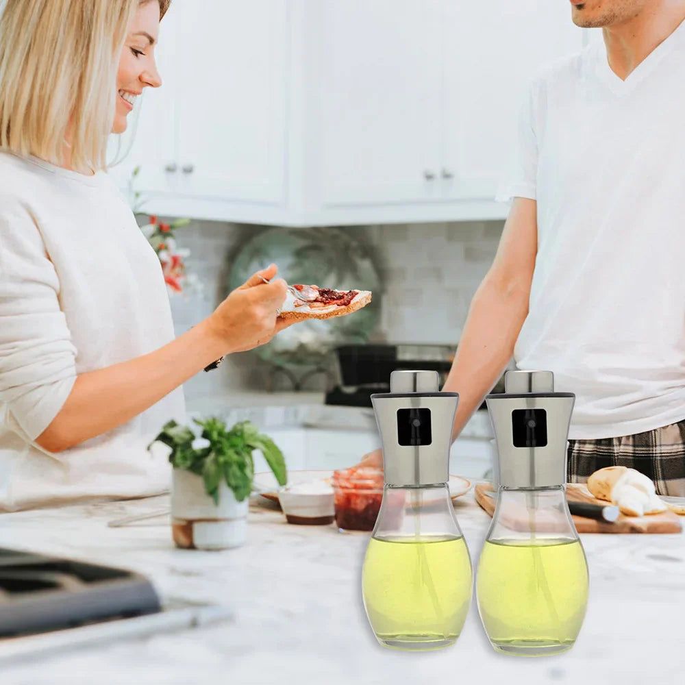 Premium Glass Oil Sprayer Dispenser for Cooking BBQ and Air Fryer