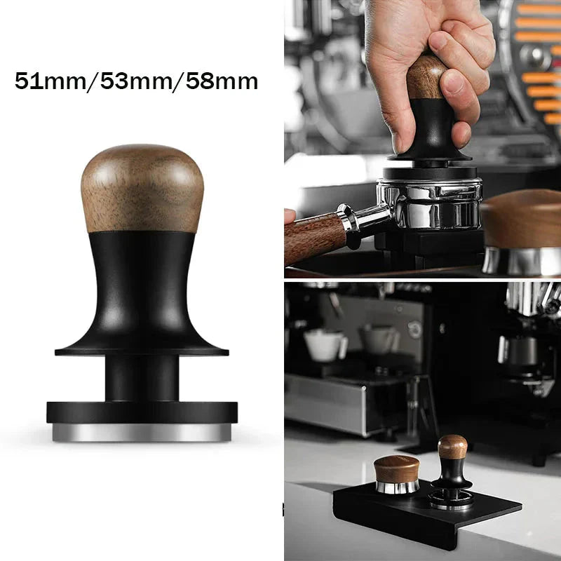 Pressure Coffee Tamper Espresso Accessory Spring Loaded Barista Tool