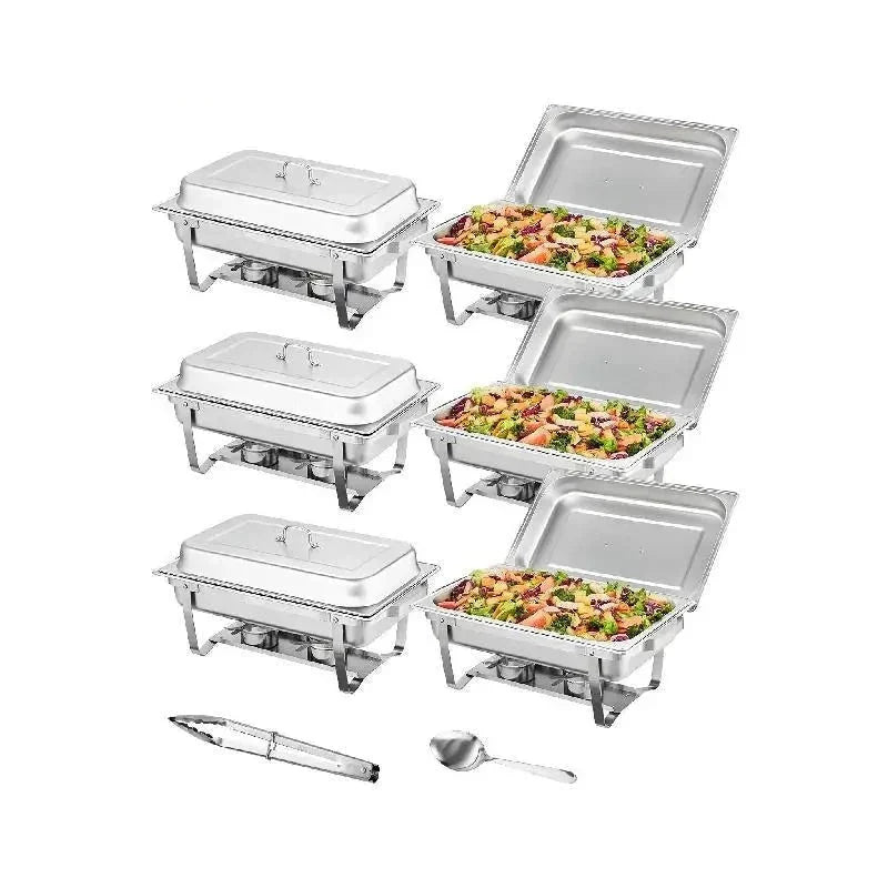 Rectangle Chafing Dish Full Size Pans Buffet Catering Warmer