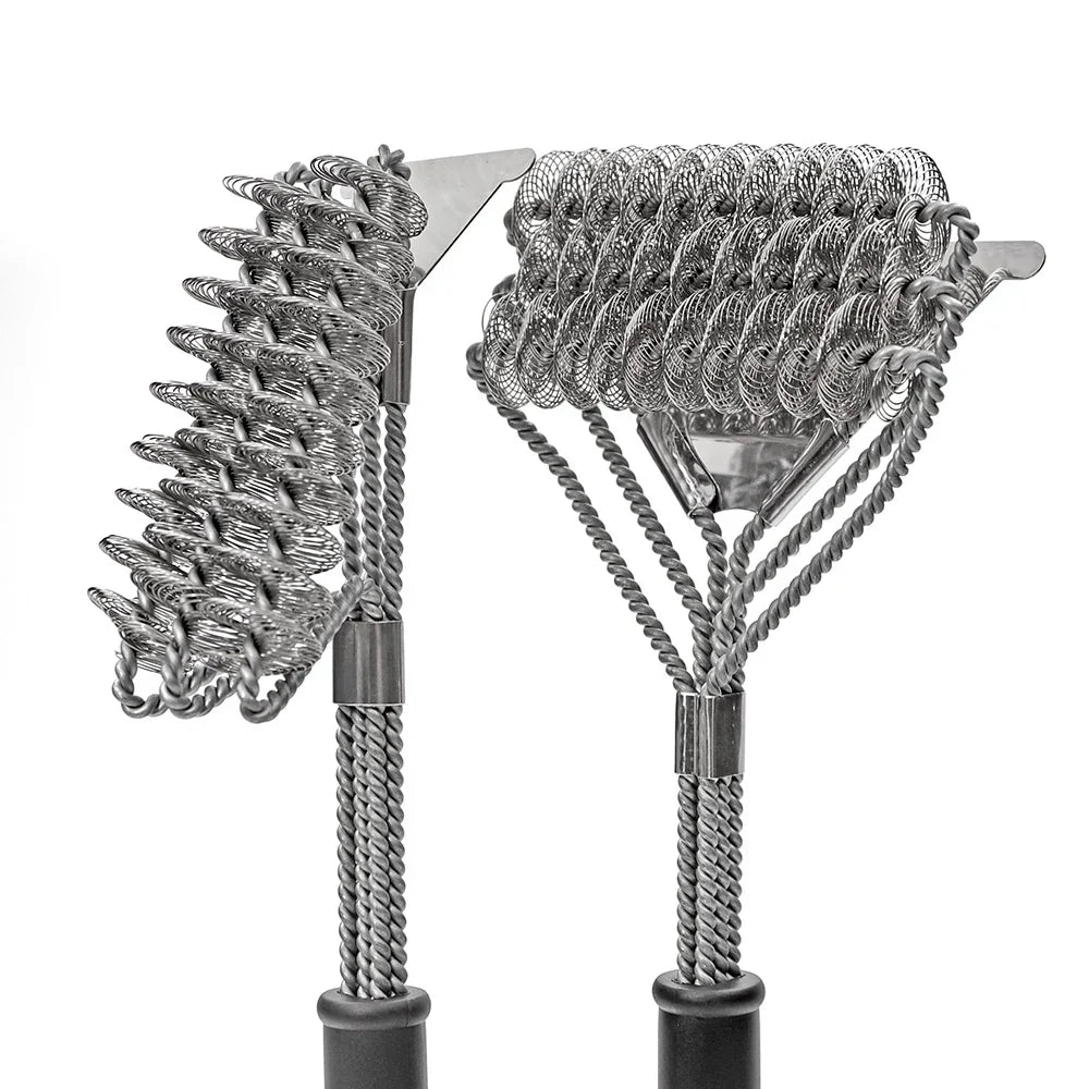 Rust Resistant Stainless Steel Bristle Free BBQ Grill Brush Cleaner