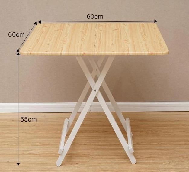 Simple Four Square Folding Home Dining Table